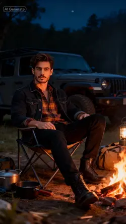 Campen in der Nacht