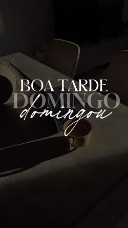 Boa tarde domingo 