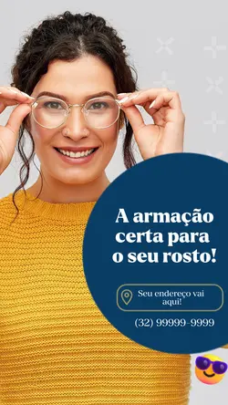 Armação de óculos 