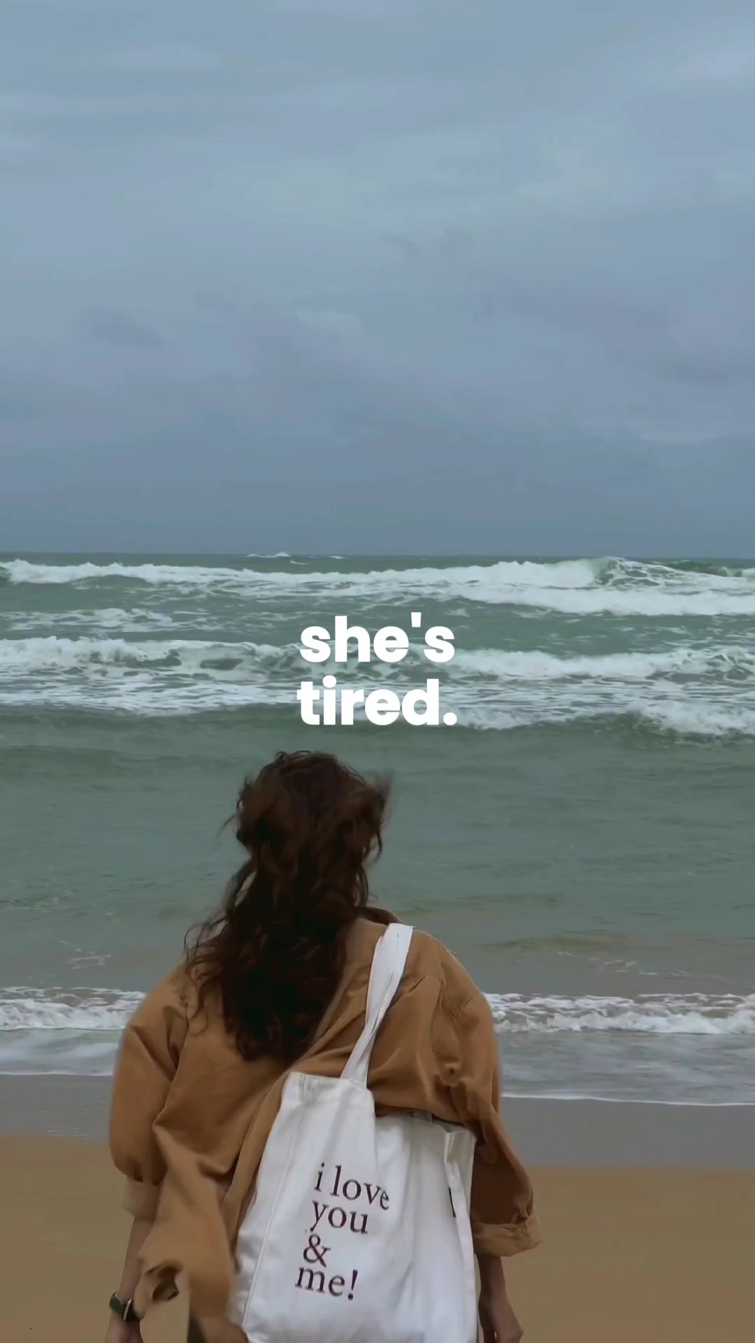 Sie ist müde 