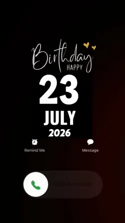 Hbd 23 July 2026