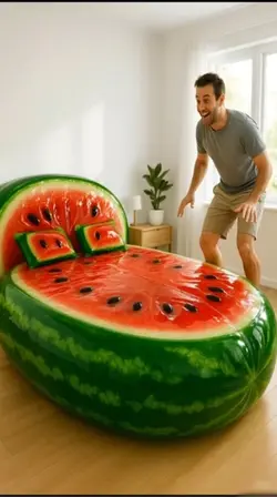 Watermelon bed jell