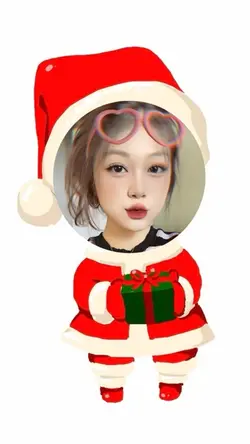 ghép ông già noel
