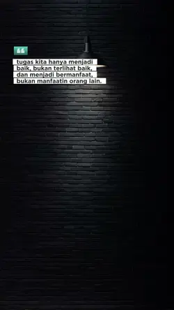 tugas kita hanya men