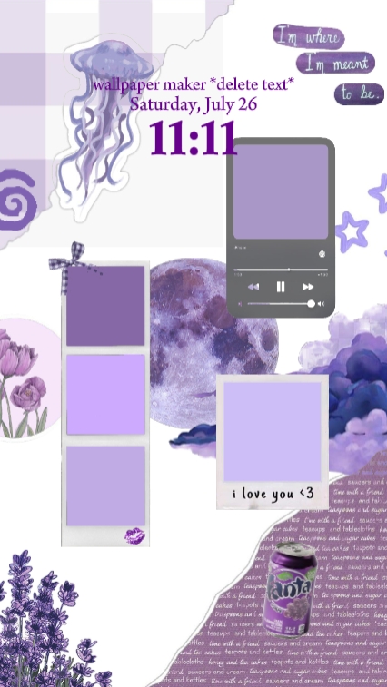 papier peint violet 