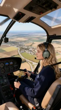 pilotando helicopter