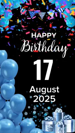 hbd 17 august 2025