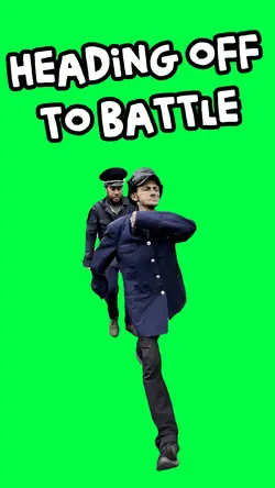 HEADING OFF 2 BATTLE