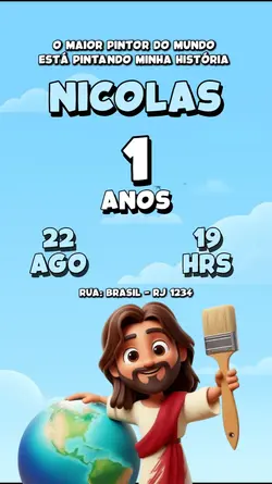 CONVITE 1 ANO