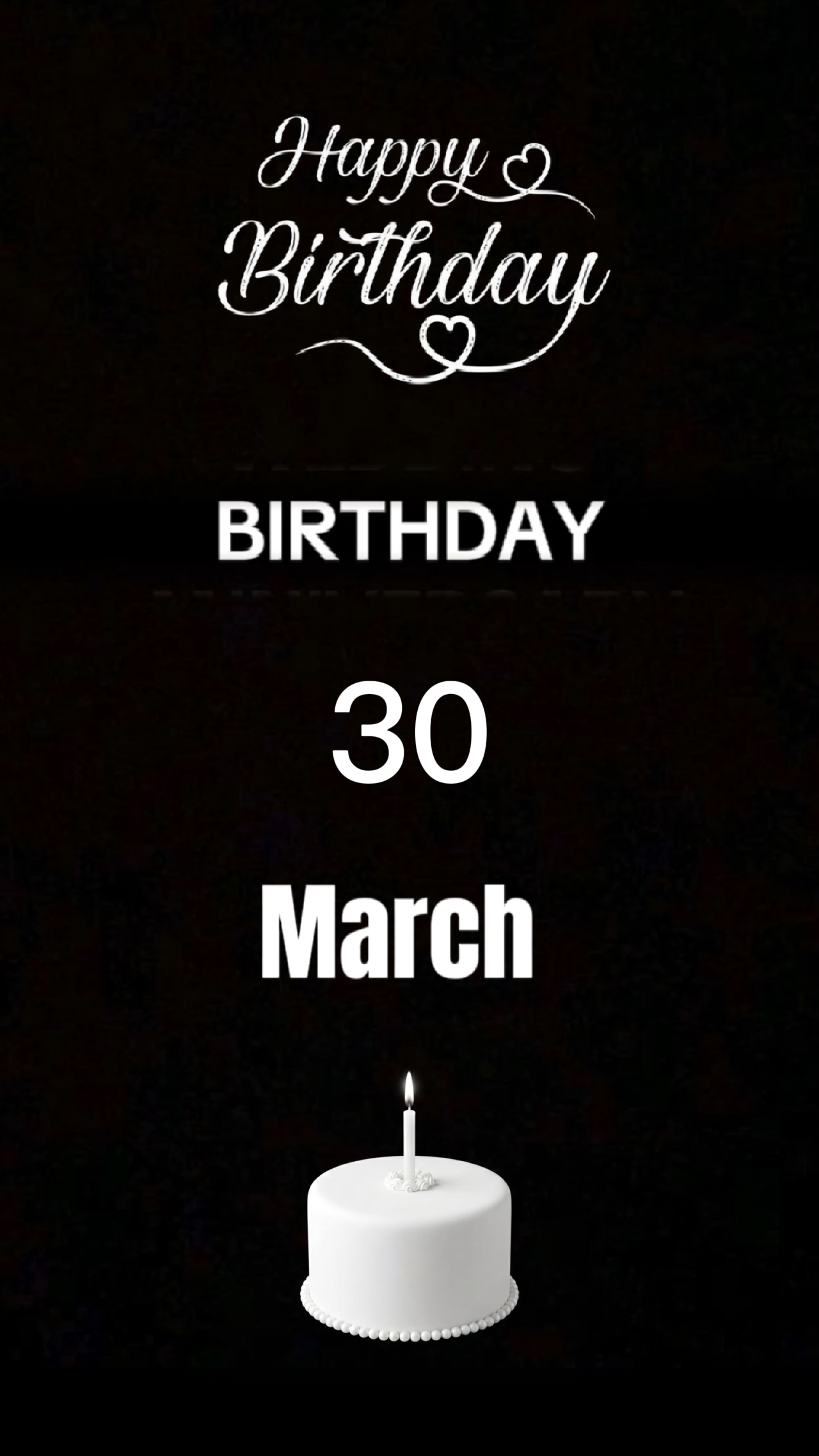 HBD 30 MARS