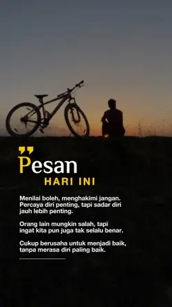 Pesan hari ini