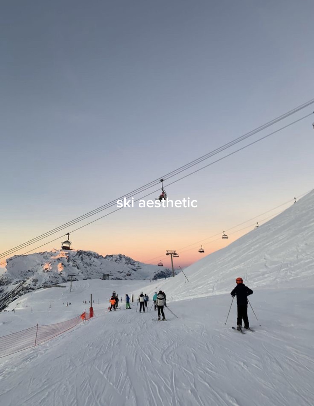 Ski aesthetic 