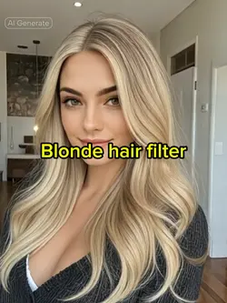 Blonde hair filter 