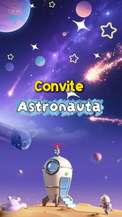 Convite Astronauta 