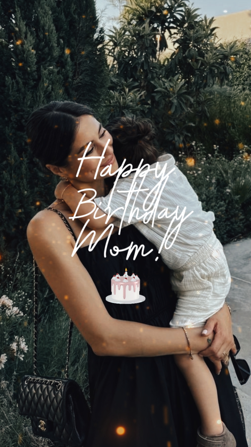 Happy birthday, Mom!