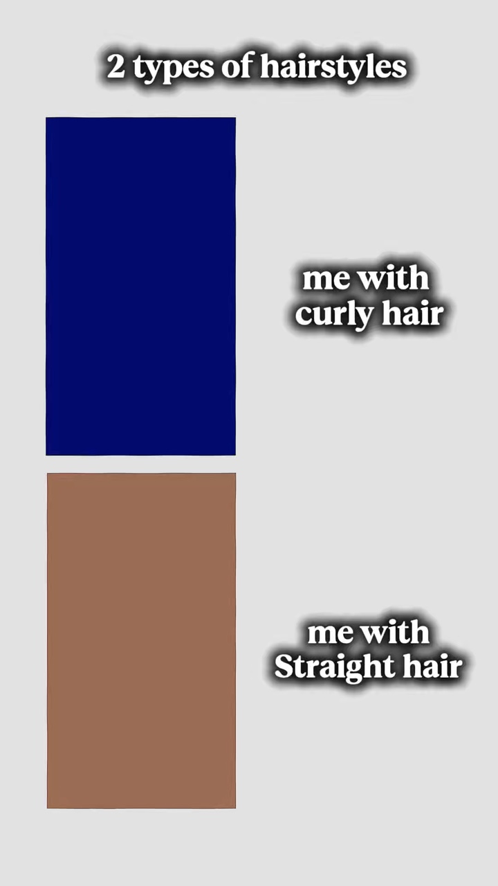 2 Arten von Frisuren