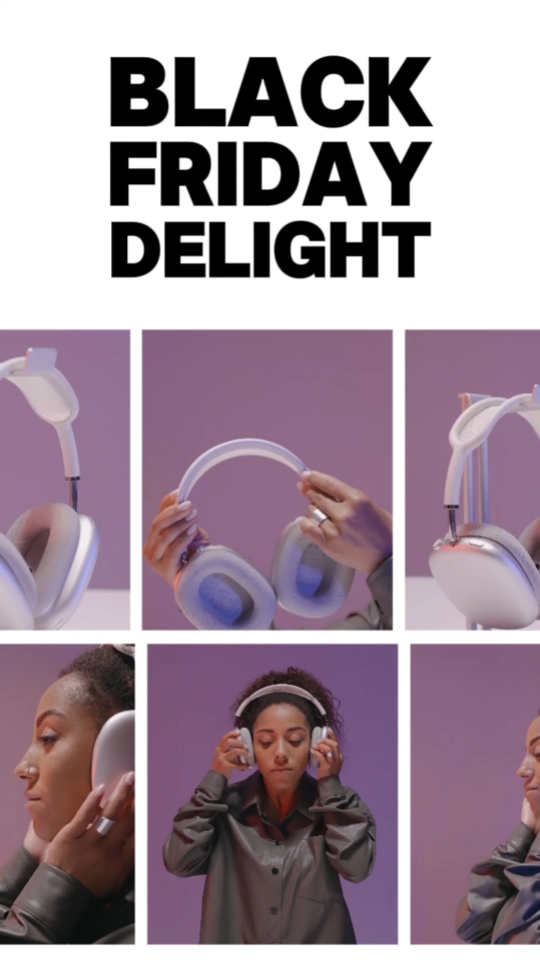 Plantillas de anuncios del Black Friday de la industria 3C