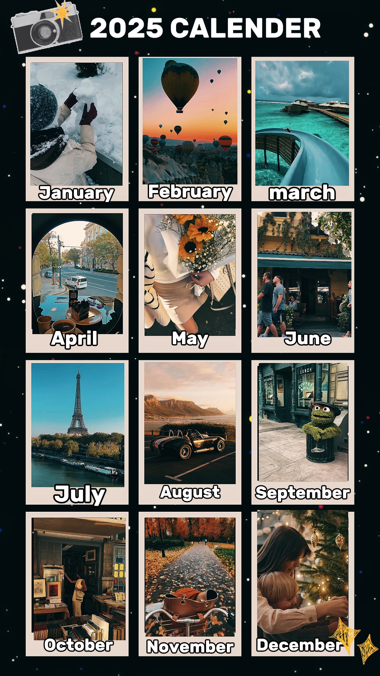 CALENDRIER 2025