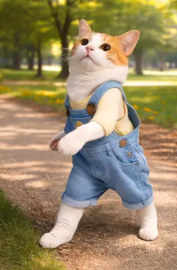 고양이 AI 댄스 챌린지 