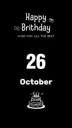 HBD 26 OCTOBER 2025