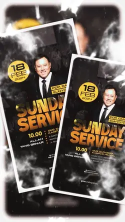 Sunday Church Poster