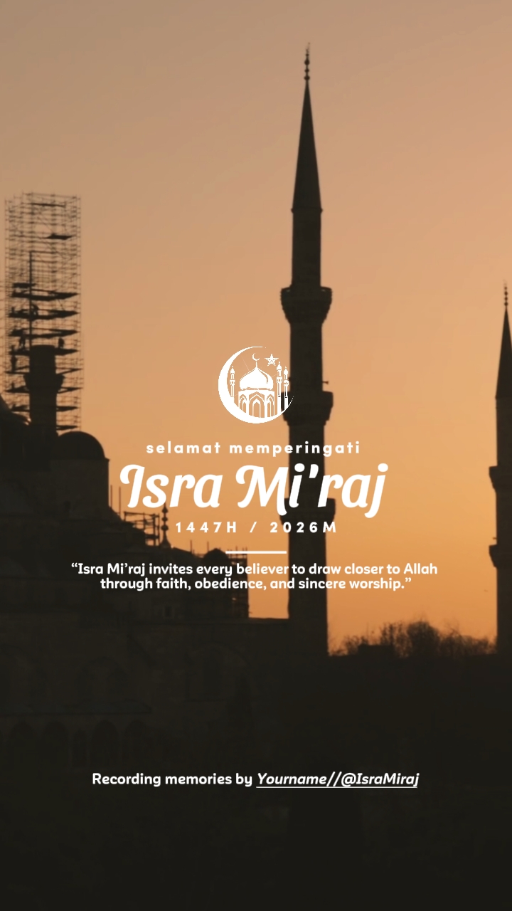 ISRA MI'RAJ 2026 M