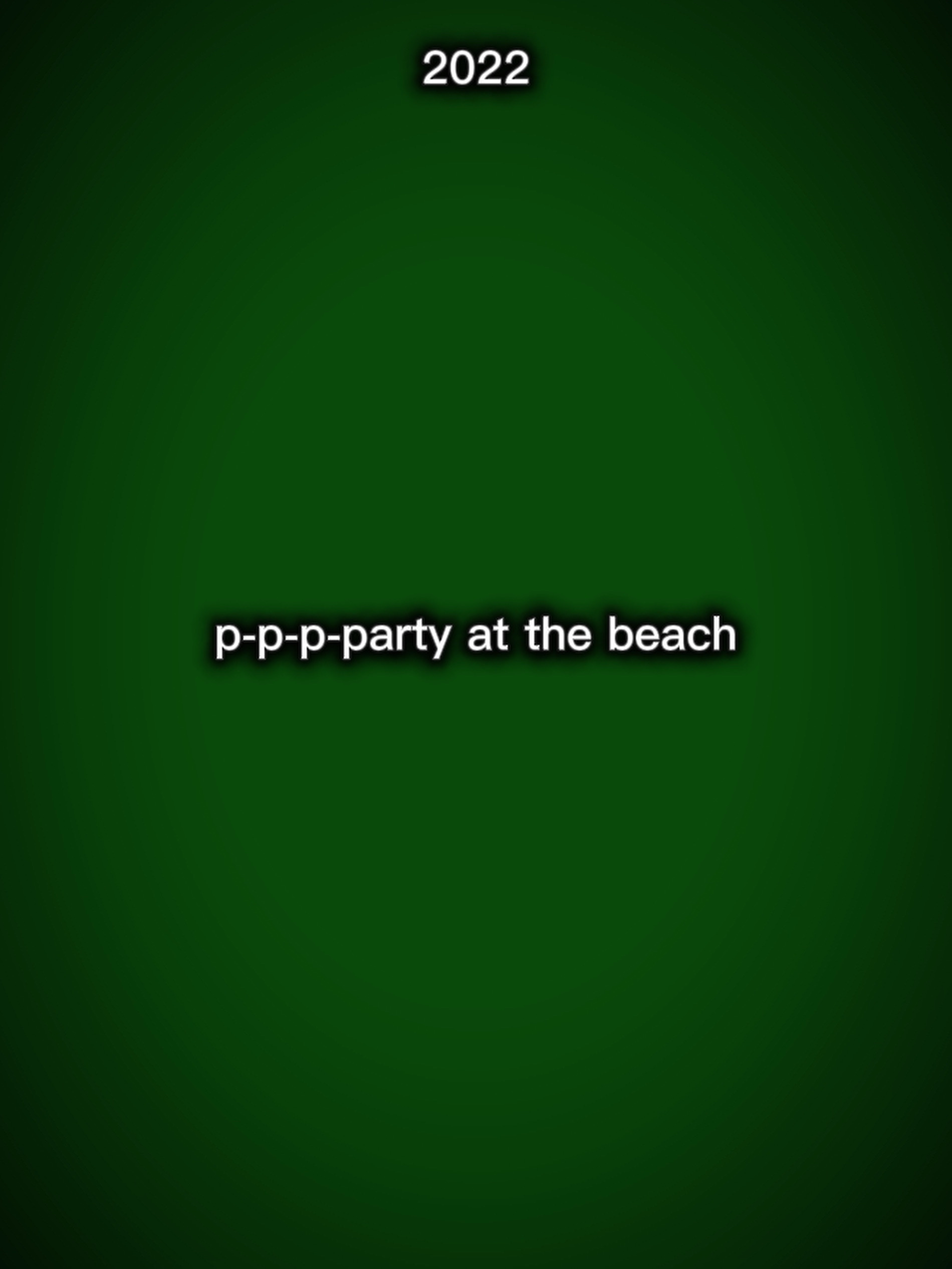 party at the beach