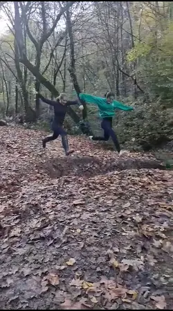 Petit saut en foret