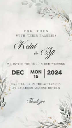 Wedding invitation