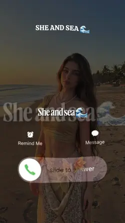 She and sea🌊
