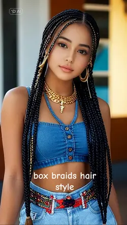 box braids hair 