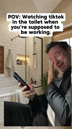 Watching tiktok 