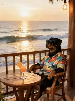 Beach vibe pet