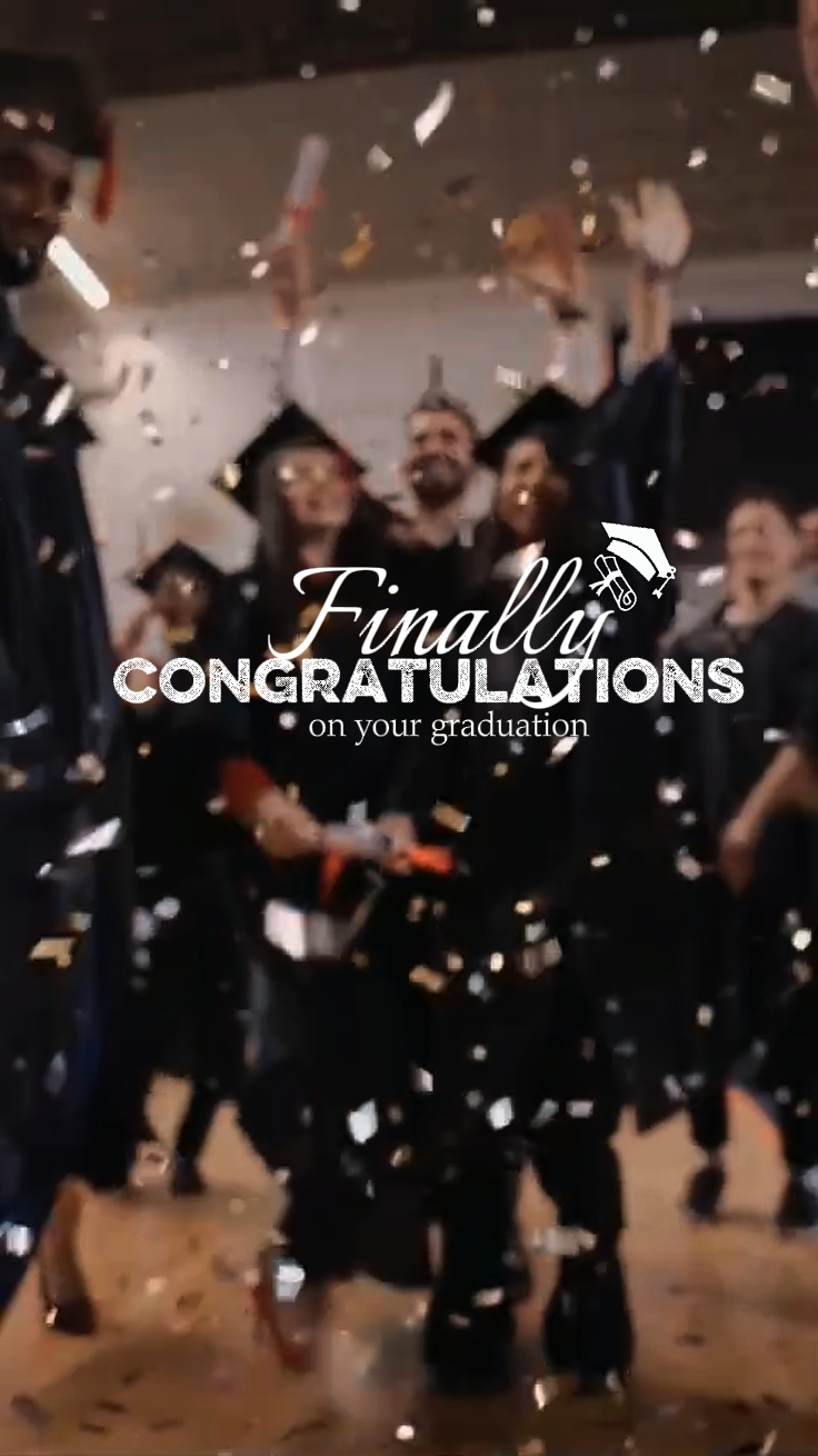 Feliz graduación 