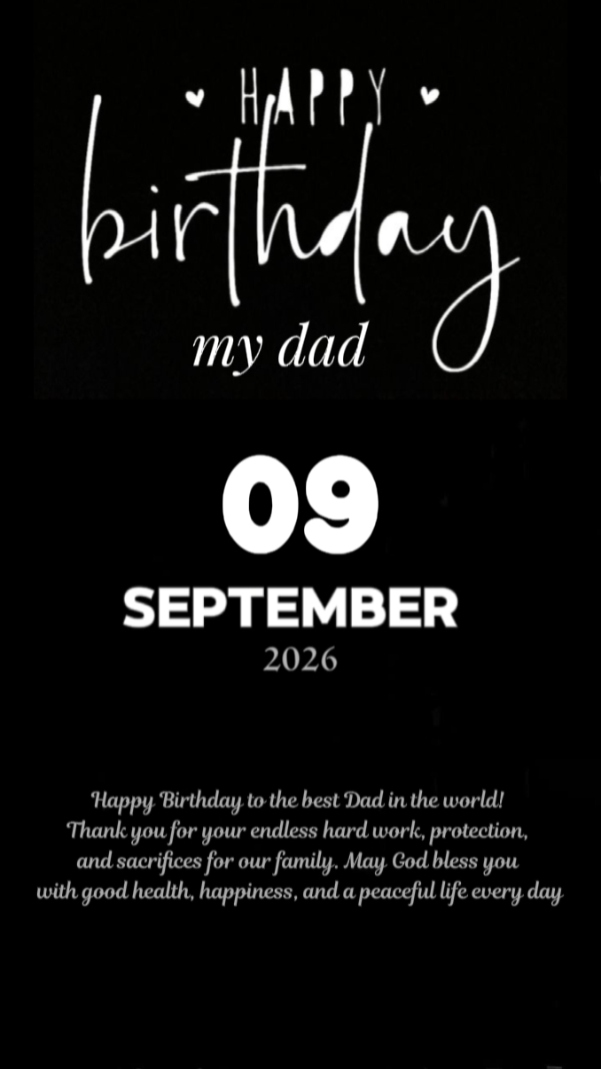 BDAY DAD 9 SEP 
