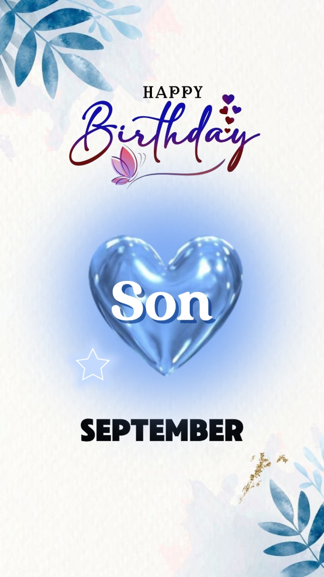 Bday september Son