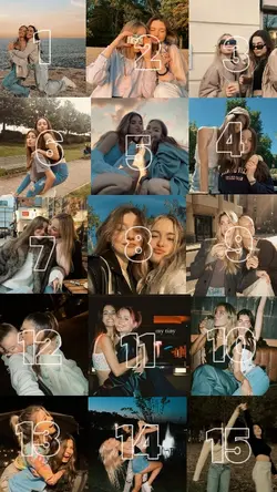 collage photo friend