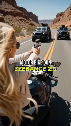 Motor bike gun Ai