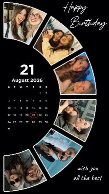 Birthday 21 August 