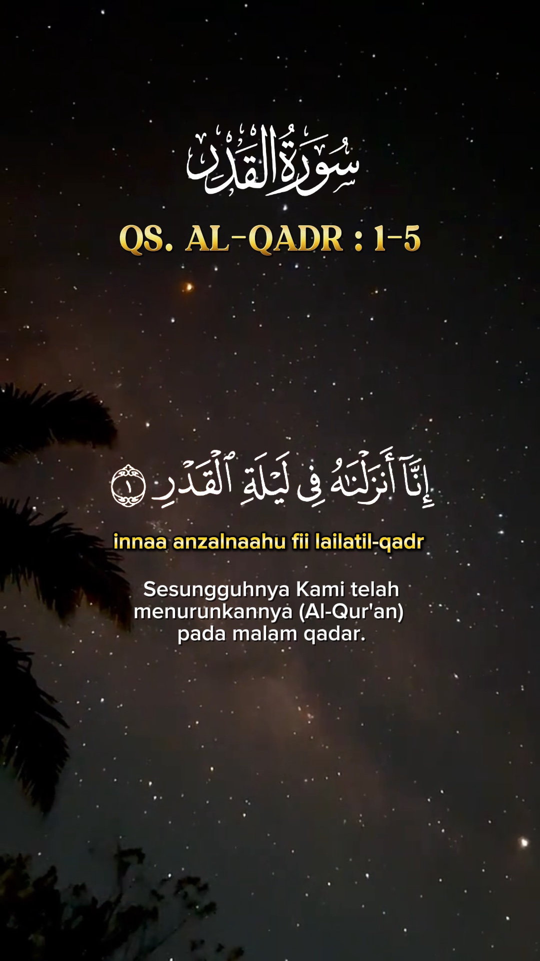QS Al-Qadar 1-5