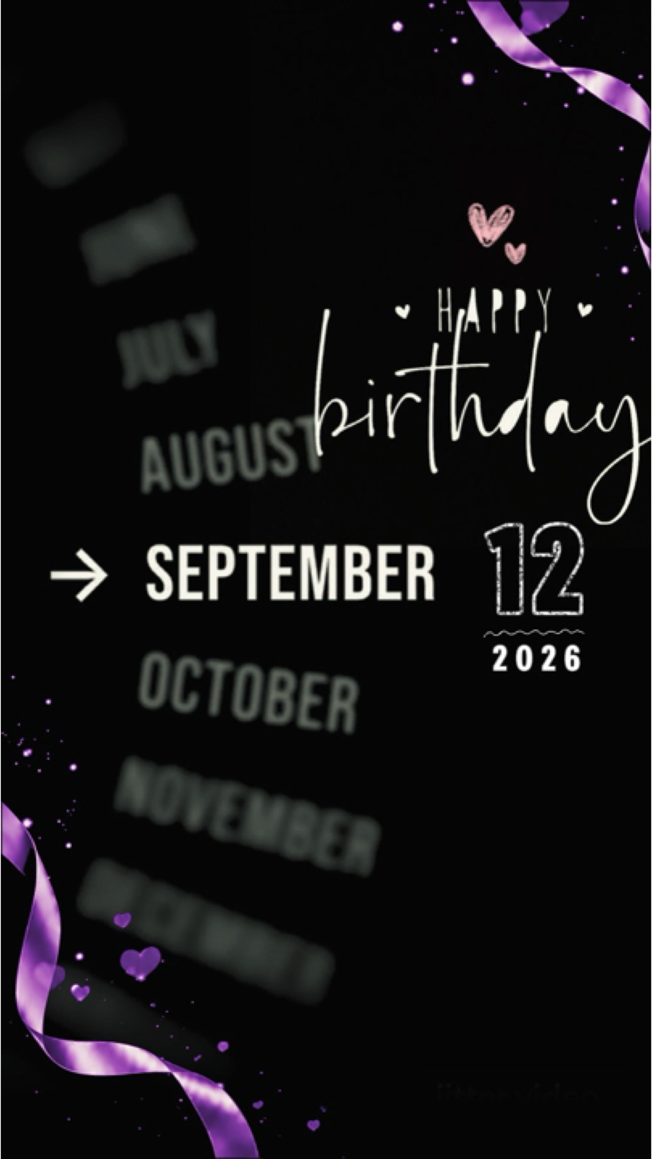 HBD 12 SEPTEMBER