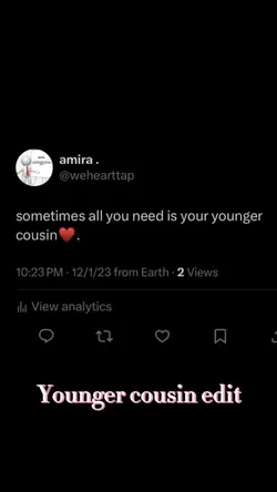 Younger cousin edit