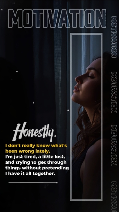 JUST BEING HONEST