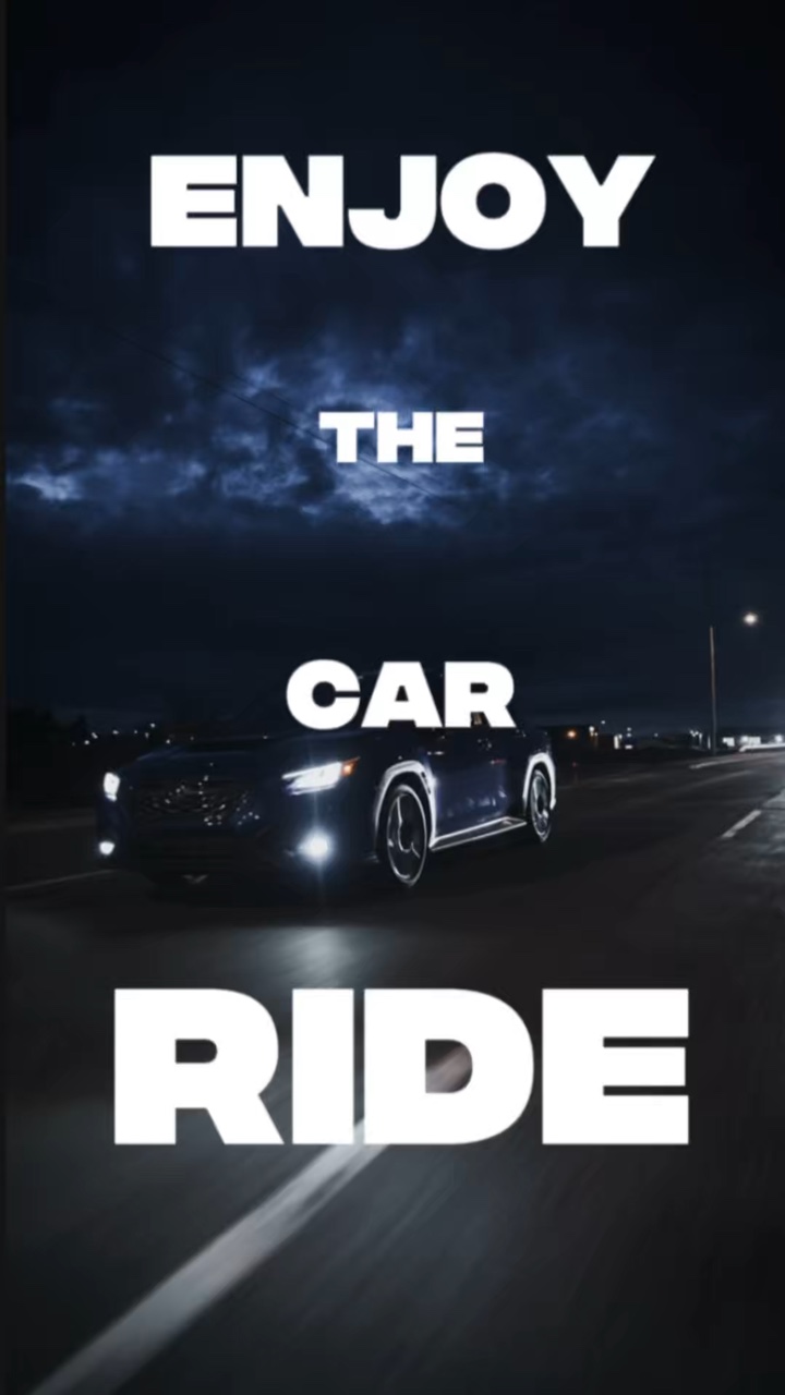 Genießen Sie die Fahrt