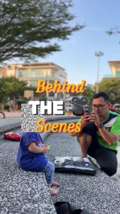 Behind the scenes 🎥
