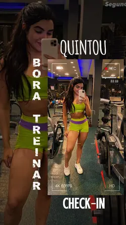 treino de hoje