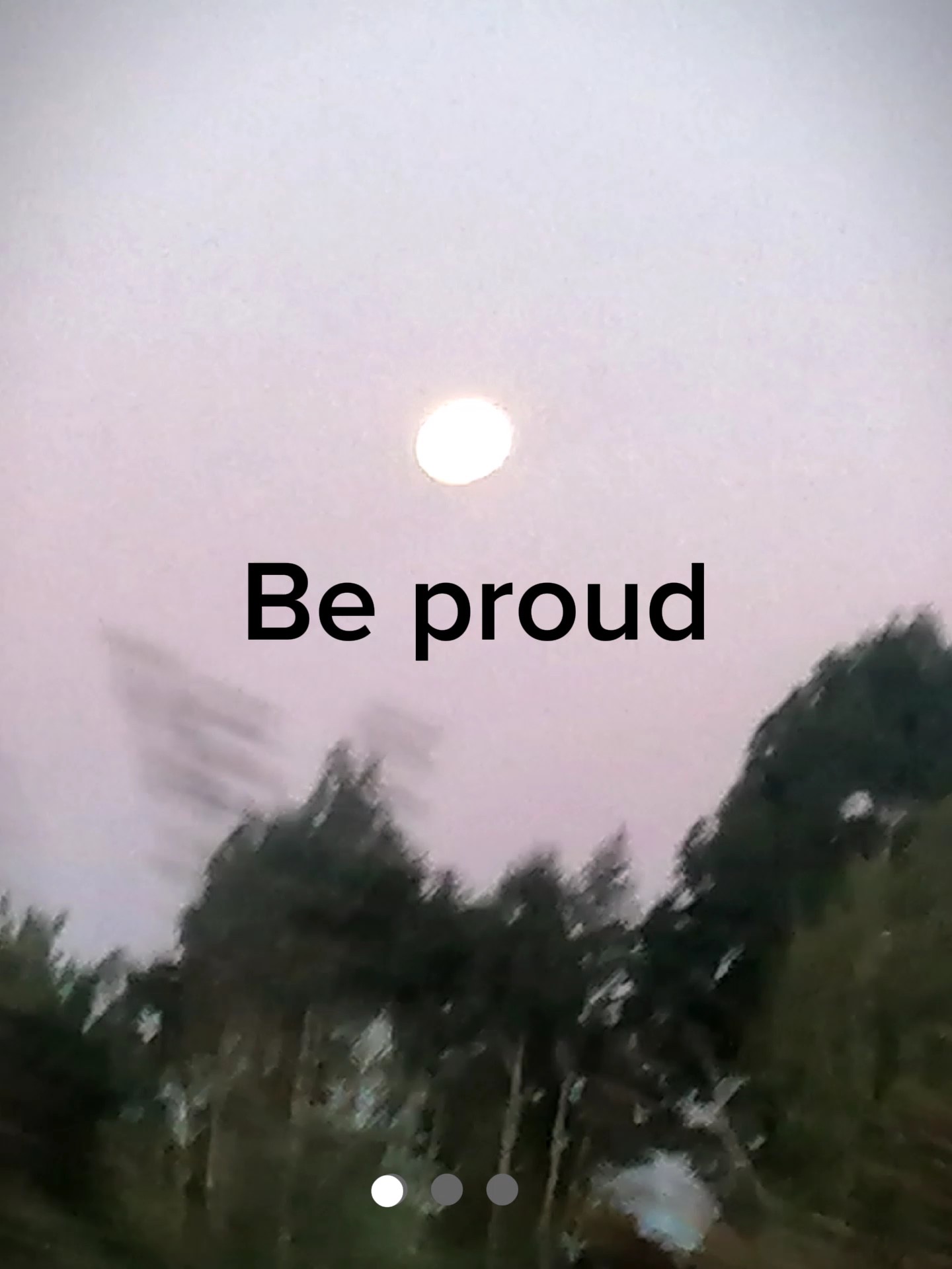 be proud or be proud