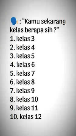 kelas berapa?