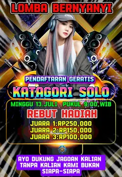 begroun event nyanyi