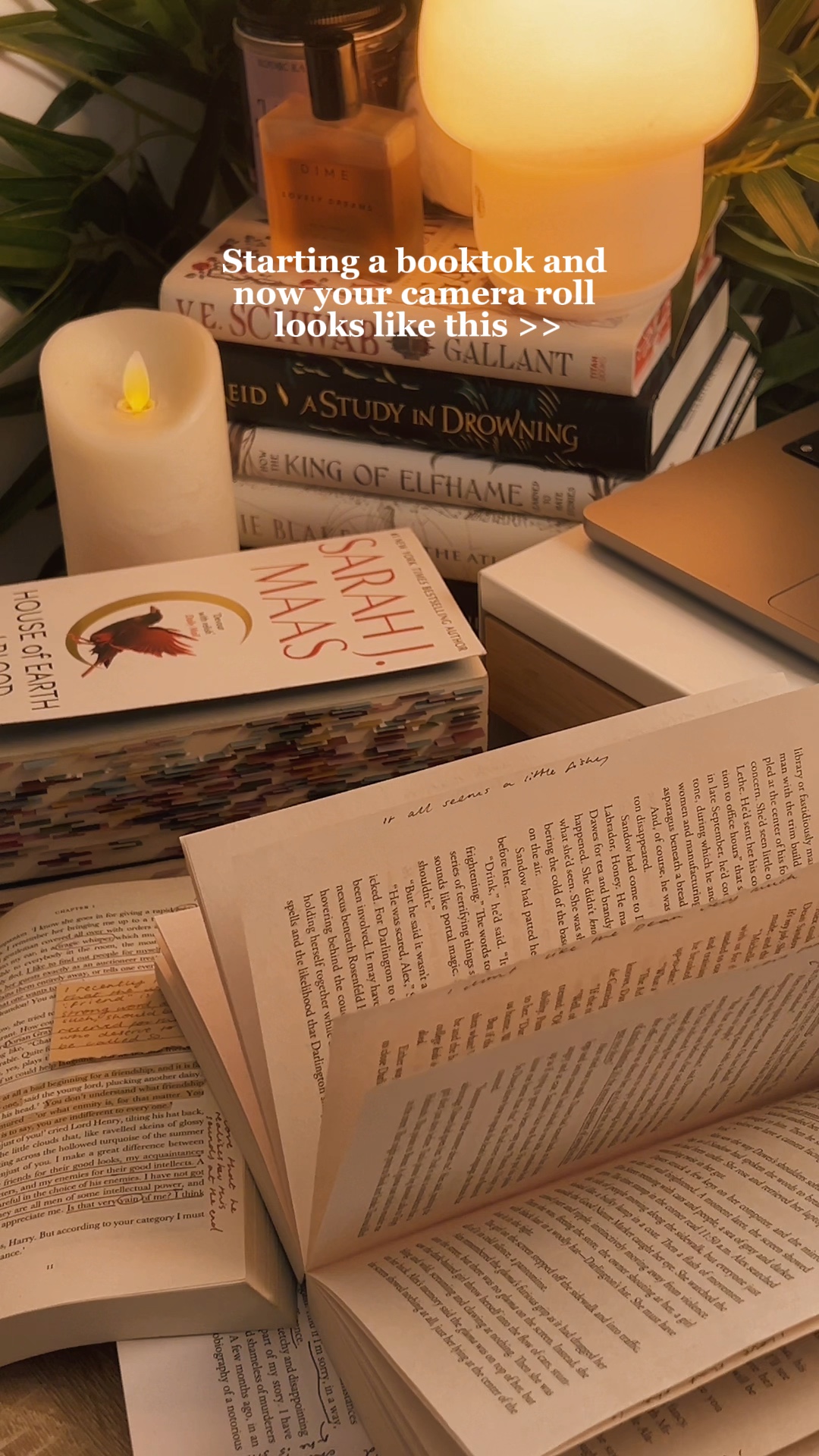 Booktok camera roll 